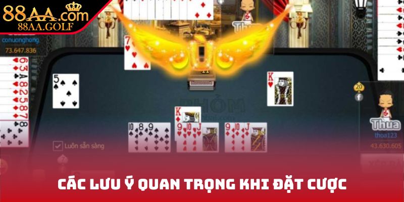 Các lưu ý quan trọng khi đặt cược