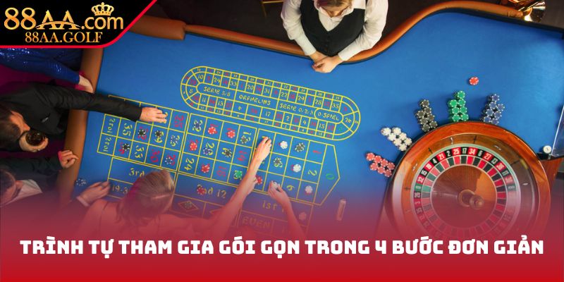 Trình tự tham gia gói gọn trong 4 bước đơn giản